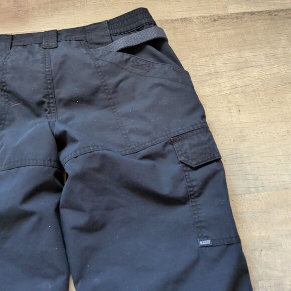 5.11 Tactical Womens Taclite Pro Cargo Pants Blue Flap Pockets Low Rise Snap 8 - Picture 4 of 8